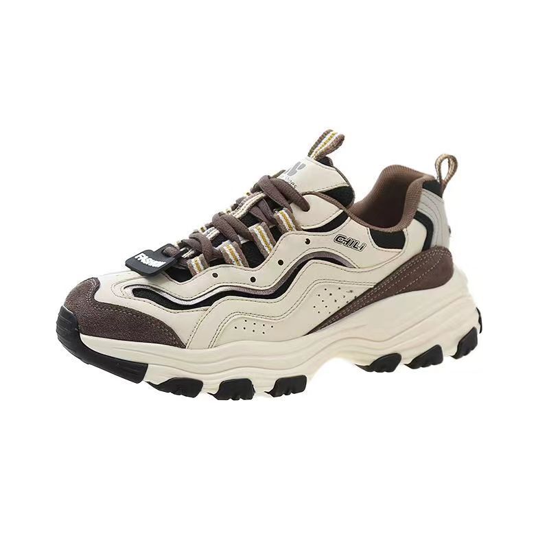 D'lites All-Matching Dad Shoes Женская весенняя новая спортивная повседневная обувь на платформе с высокой посадкой Женская обувь в стиле ретро