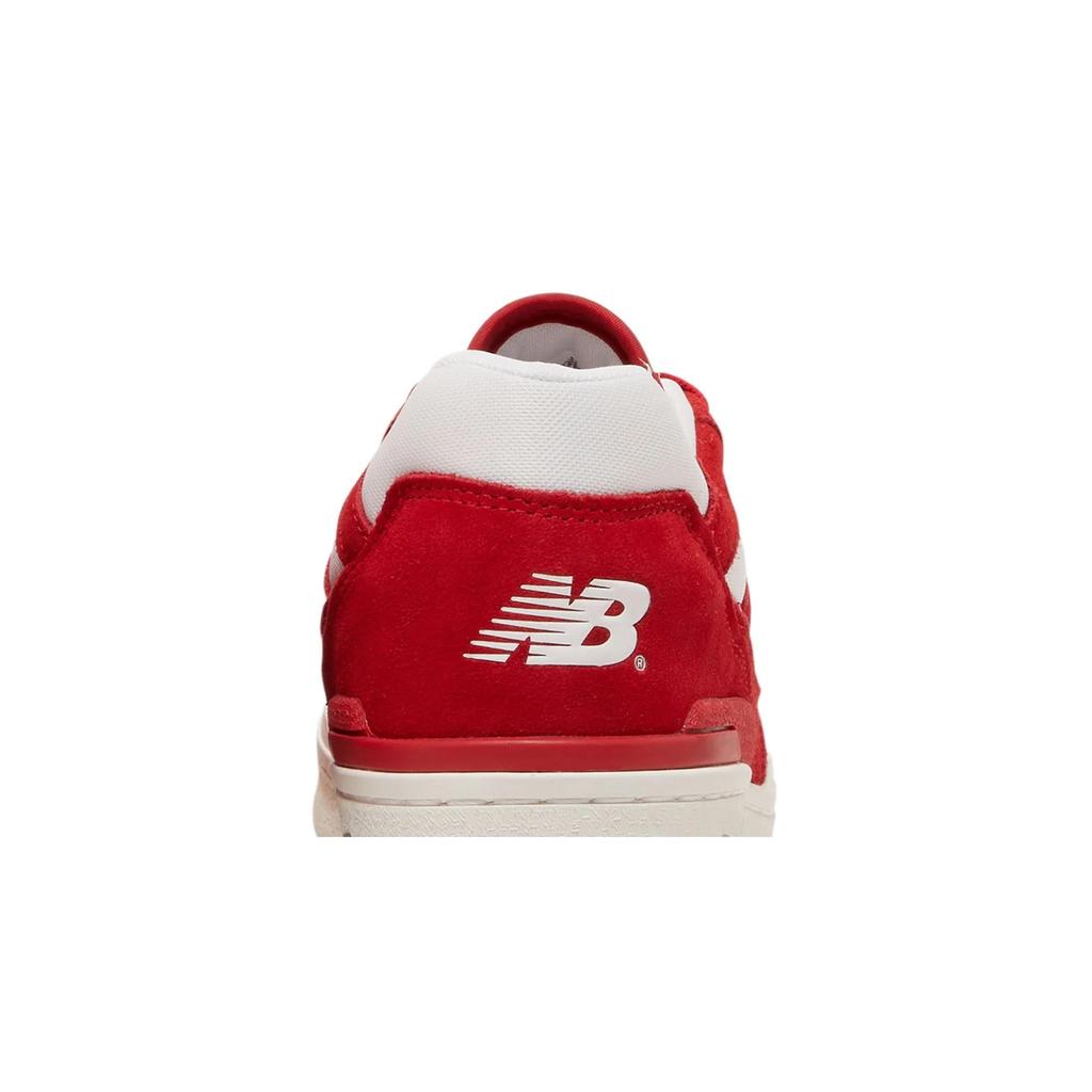 New Balance 550 'Suede Pack - Team Red' (Unisex) Team Red / White / Concrete Vintage Basketball Shoes BB550VND
