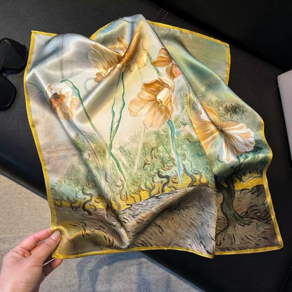 100% натуральный шелковый шарф женский бандана квадратные шарфы шарф платок шелковица мода роскошь высокое качество хиджаб платок женский