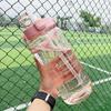 2 Liters Large Capacity Plastic Straw Water Cup Sports Water Bottle Adult Universal Outdoor Camping Drinking Tools
