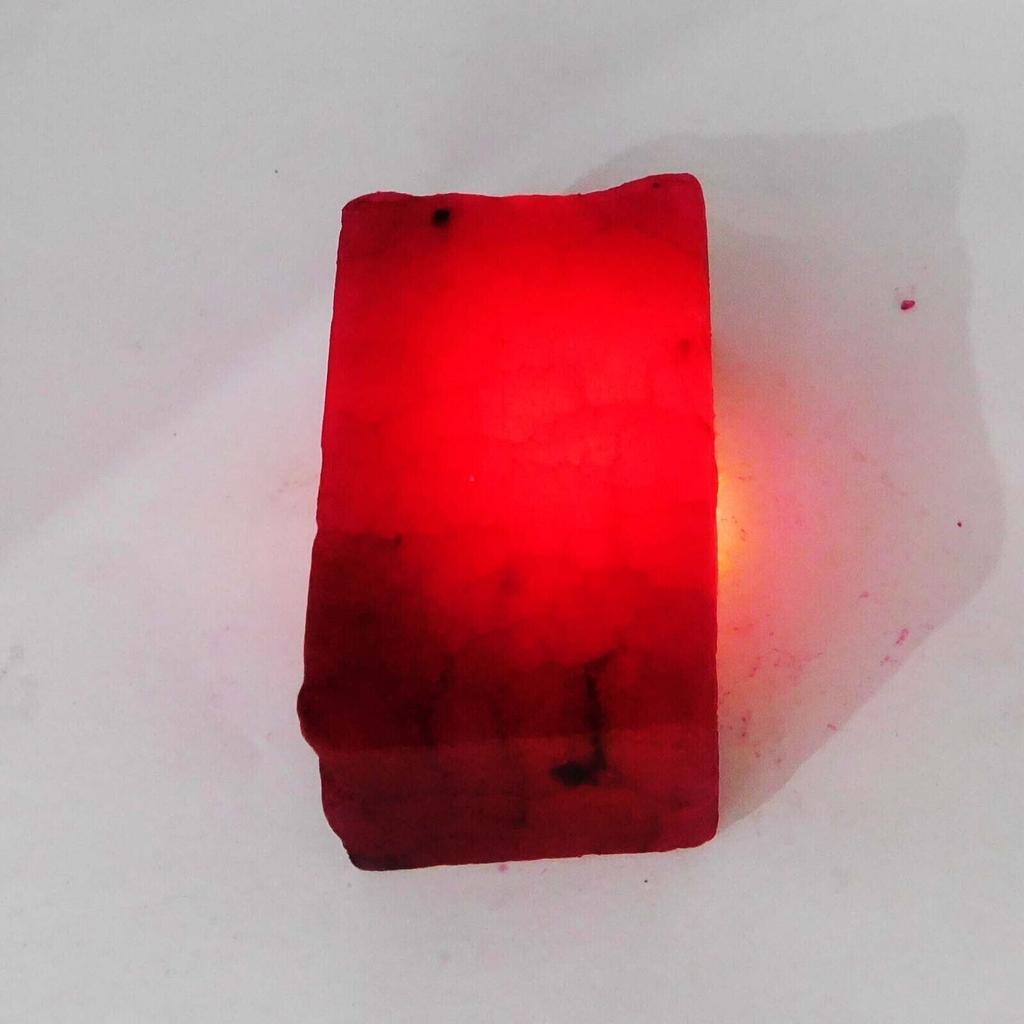 NATURAL Ruby Huge ROUGH 44 Ct Earth Mined CERTIFIED Red Loose Gemstone