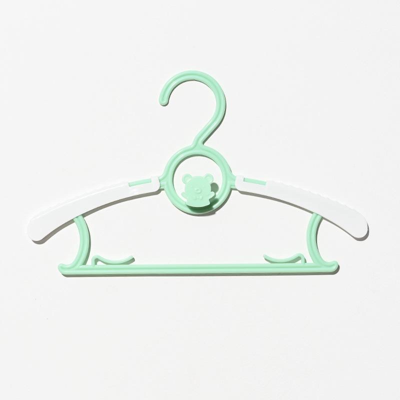 10pcs Multifunctional Children'S Hangers Infants And Young Children'S Clothes Retractable Drying Racks Household Newborn Baby Non-Slip Clothing