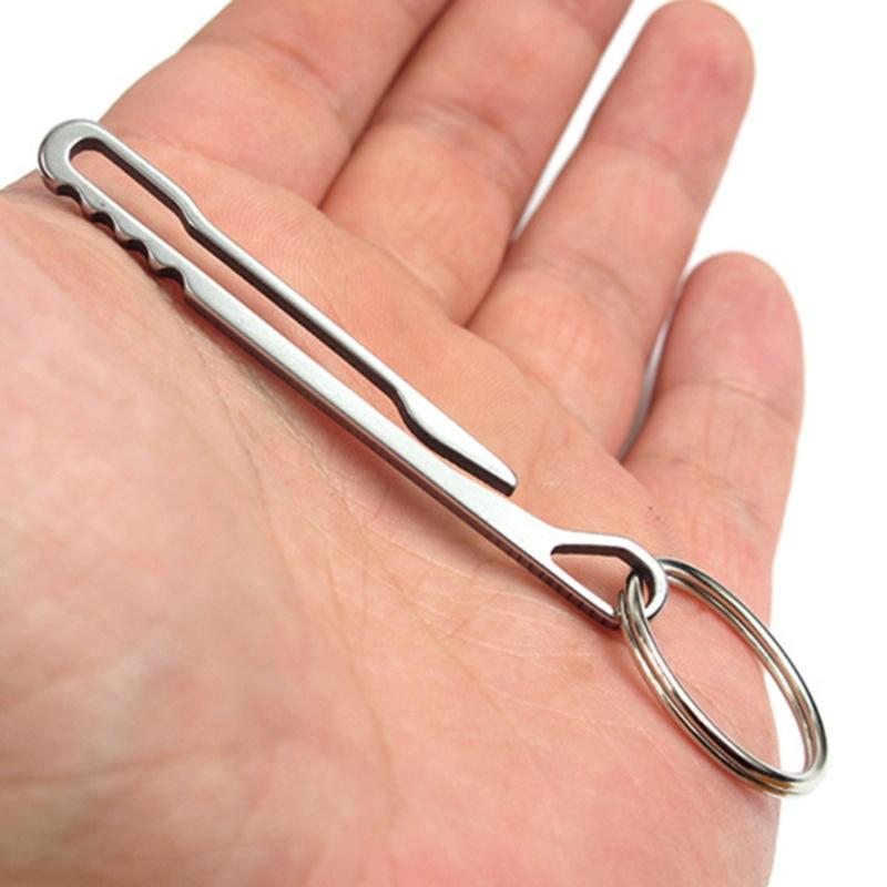 Тактический карабин Rattlesnake - Органайзер для ключей EDC с подпружиненной клипсой, Сверхпрочный зажим для снаряжения для активного отдыха и повседневного ношения