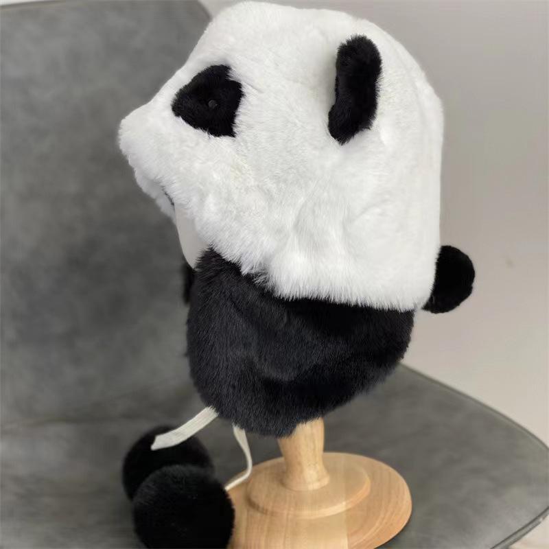 Cute Alliance Leader Can Cat Lei Feng Hat Fisherman Hat Student Warm Ear Protector Pullover Hat Children Autumn and Winter Plush Thickened