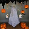 Halloween Ghost Decoration Spooky Ghost Bride Halloween Decoration Realistic Haunted House Prop with Lanyard