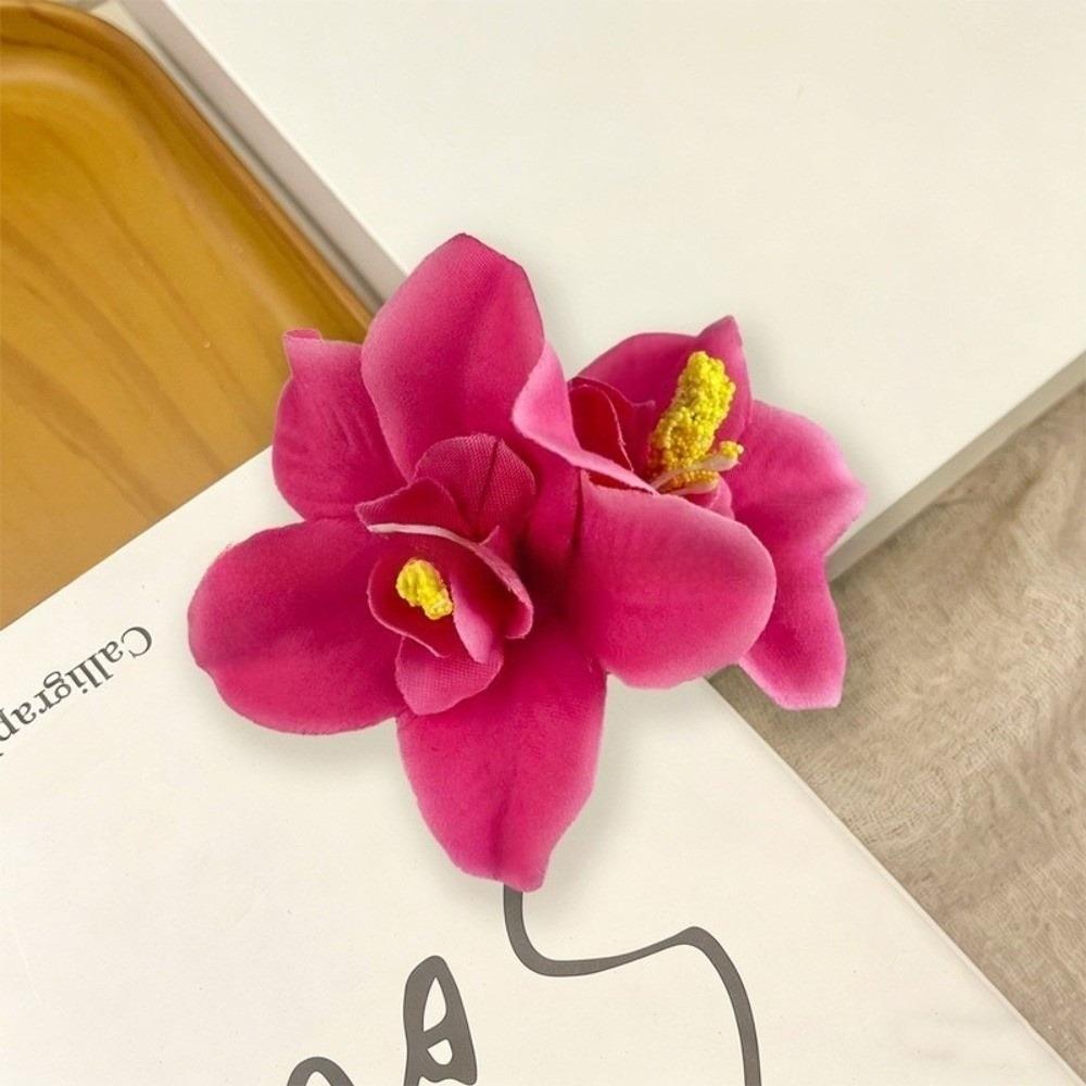 Bohemian Flowers Hair Clips Plastic Hair Accessories New Sweet Barrette Seaside Vacation