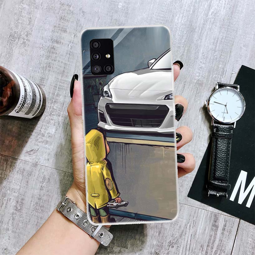 Чехол для телефона Boy See Sports Car Jdm Drift для Samsung Galaxy A52 A53 A12 A13 A22 A23 A32 A33 A72 A73 A42 A02S A03S 5G A50S C