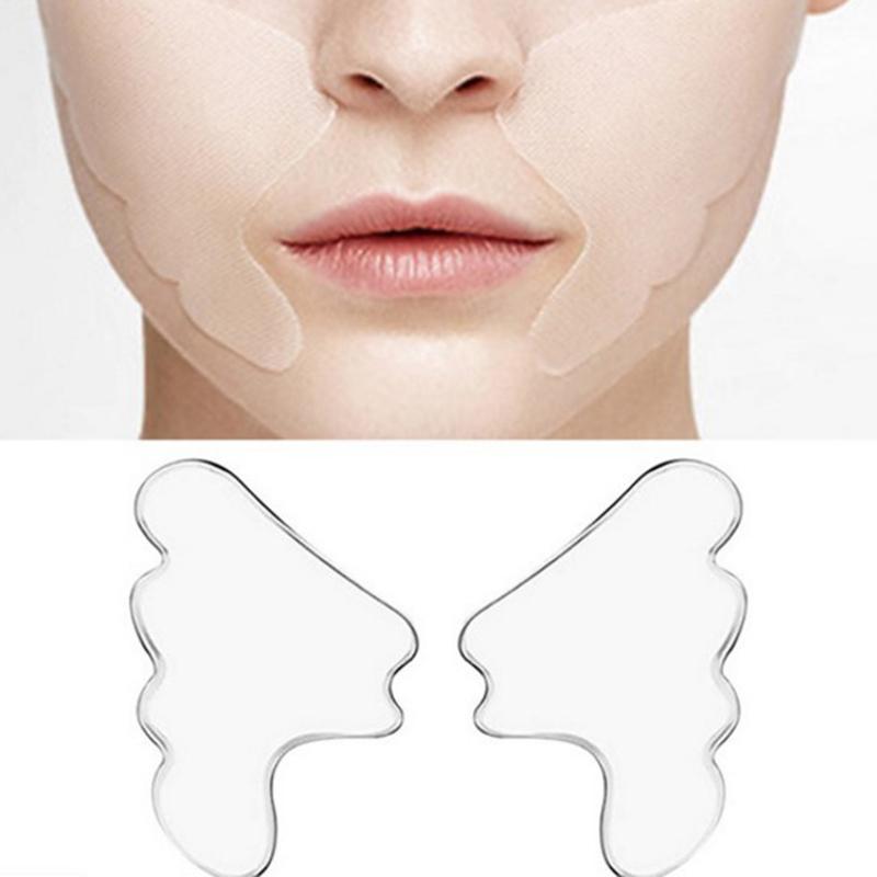 18 шт. силиконовая повязка на лоб для глаз, многоразовая наклейка для удаления морщин