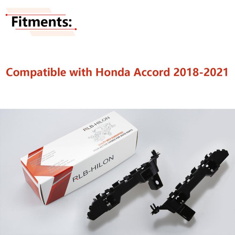1 Pair Front Bumper Holder Mounting Bracket for Honda Accord 2018 2019 2020 2021 Left and Right Side 71198-TVA-A01 71193-TVA-A01