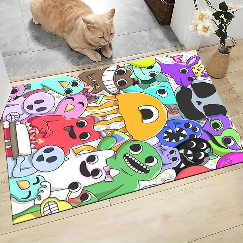 1Pc Colorful Creatures Collage Carpet Rug Customizable Soft Washable Antislip Home Living Room Sofa Mats Personalized Rug 091716