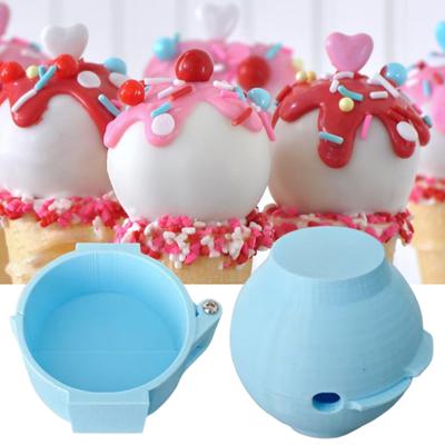 Антипригарная форма для кейк-попсов с воздушным карманом 6 см круглая форма для выпечки равномерных кейк-попсов легкое извлечение DIY формы для глины и конфет