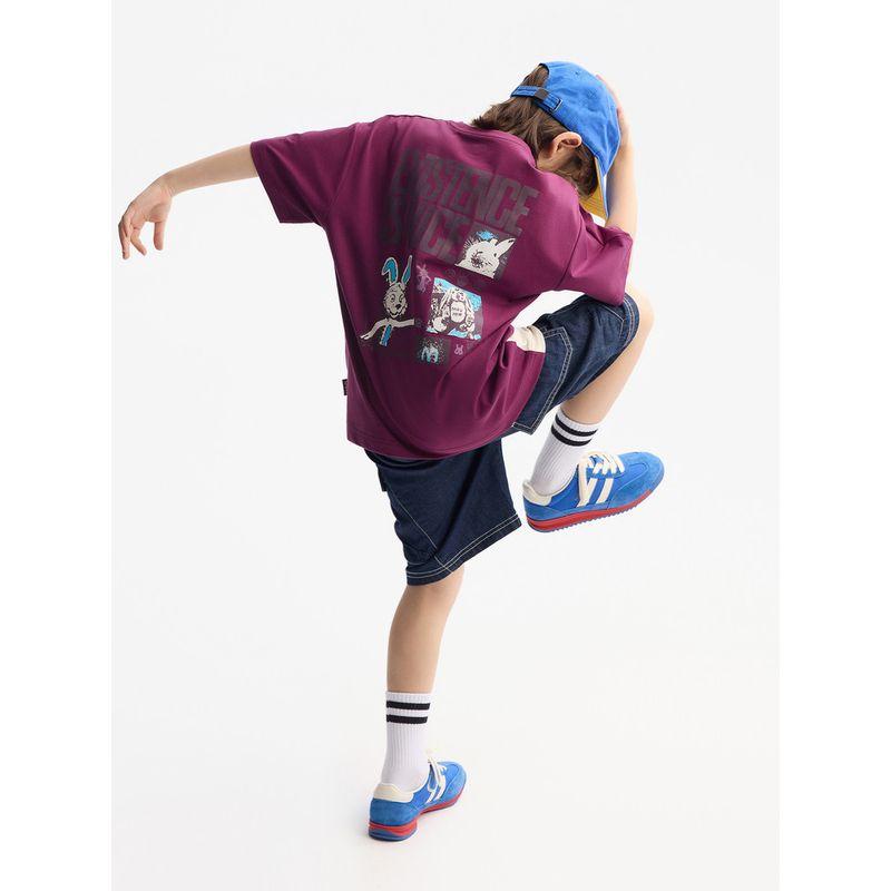 and Quick-Drying] Mqd Children's Clothing Boys' Short-Sleeved T-Shirt Summer New Style Children's Color-Blocking Short-Sleeved T-Shirt