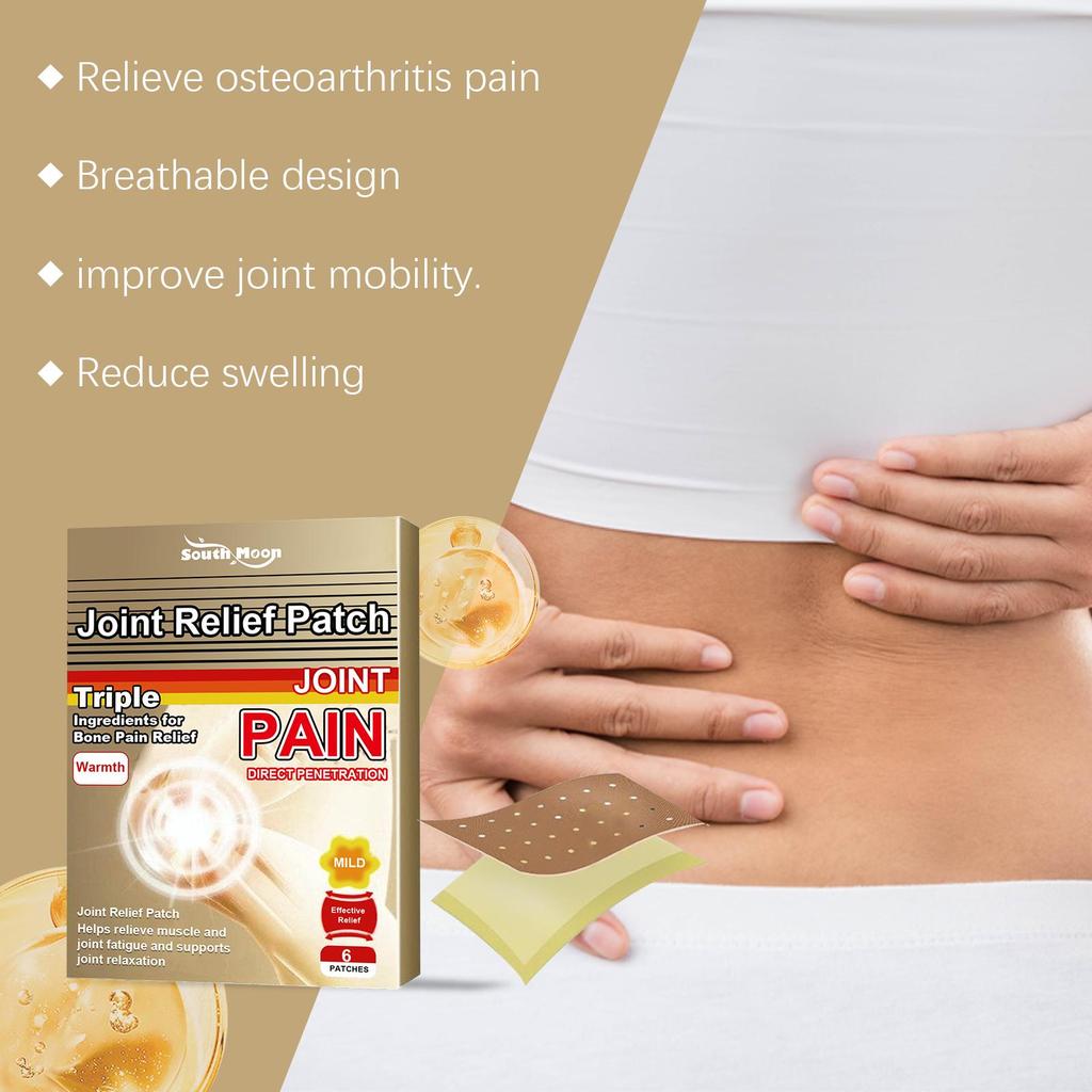 South Moon Пластыри для облегчения боли в суставах Дышащие, Дышащие, Пластыри для ежедневного ухода