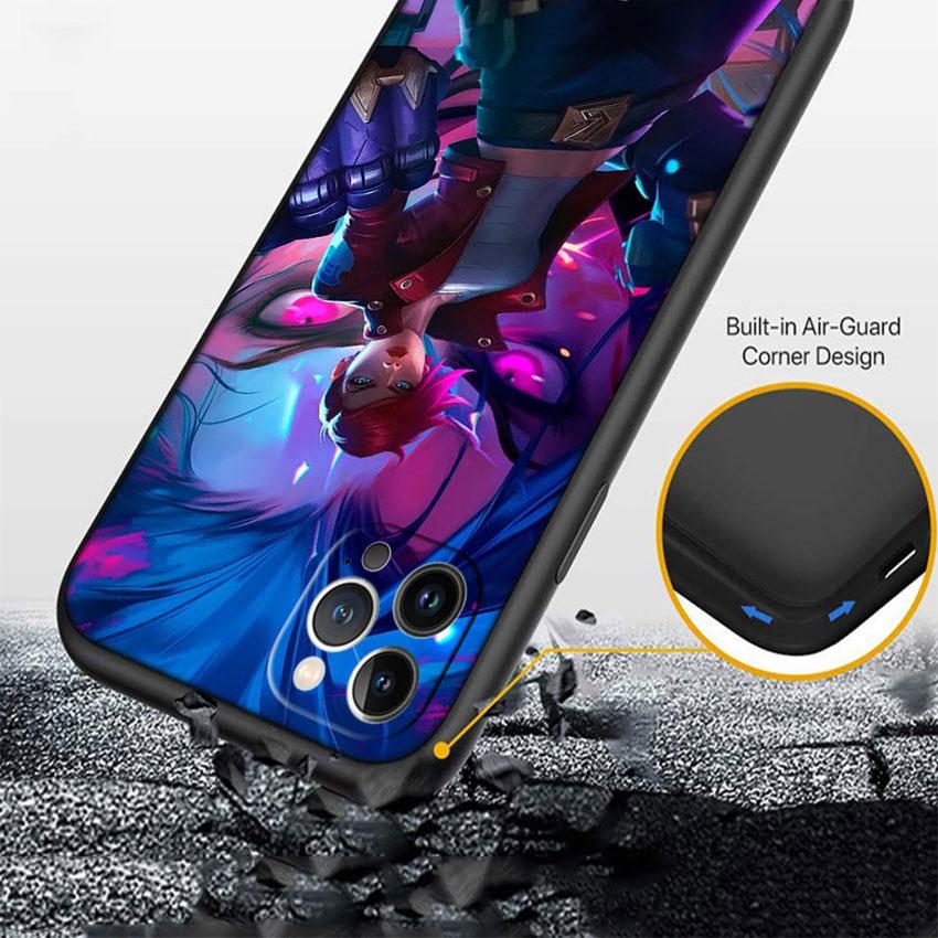 Чехол для телефона QT6 Arcane Jinx для Samsung Galaxy A05 A05S A12 A13 A15 A33 A53 A73 M15E M55 S10 S10E S20 Ultra Lite Plus Fe