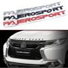 Car Front Hood Logo Emblem Badge Decal Sticker Nameplate For Pajero Montero Sport Suv Pajerosport