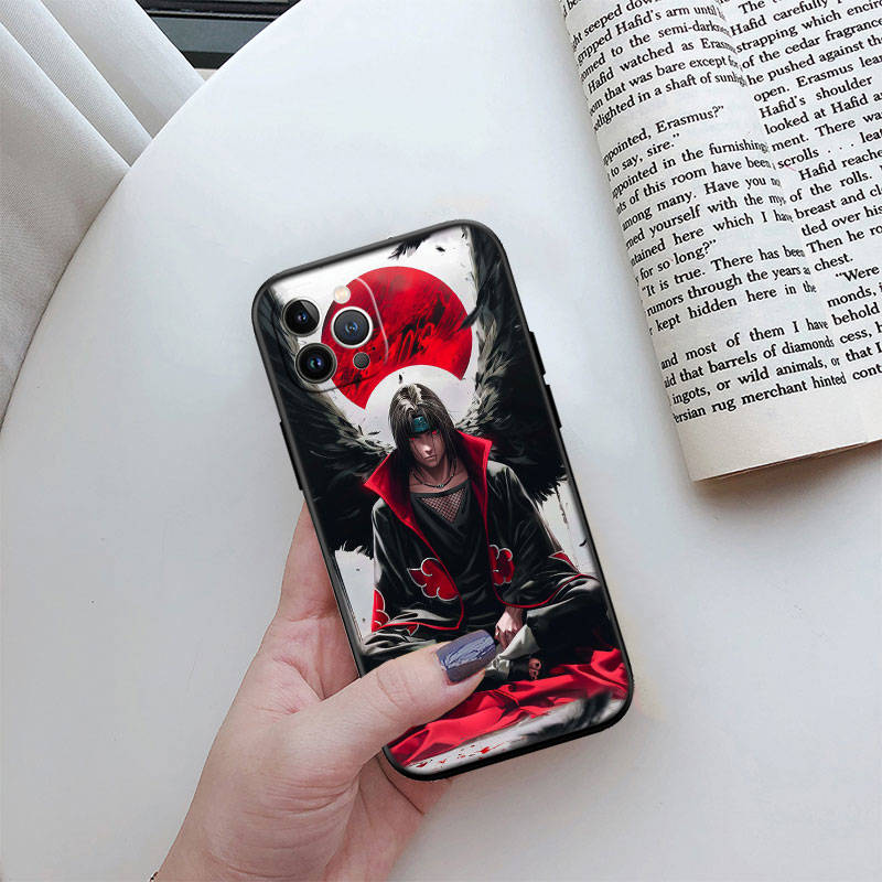 JO41 Naruto Itachi Sasuke Phone Case for Samsung A35 A25 A24 A15 A05S A05 M55 M35 M15 A06 A16 A02 A12 A13 A10 A20 A30 A22 A31 A32 A33 A41 A42 A50