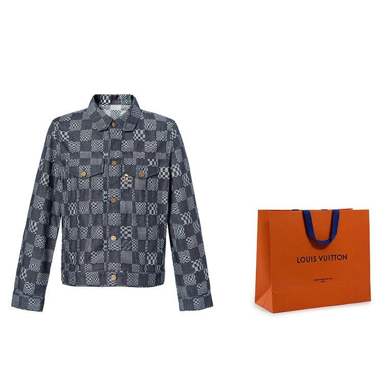 Louis Vuitton Искаженная джинсовая куртка Damier 1A8WBL