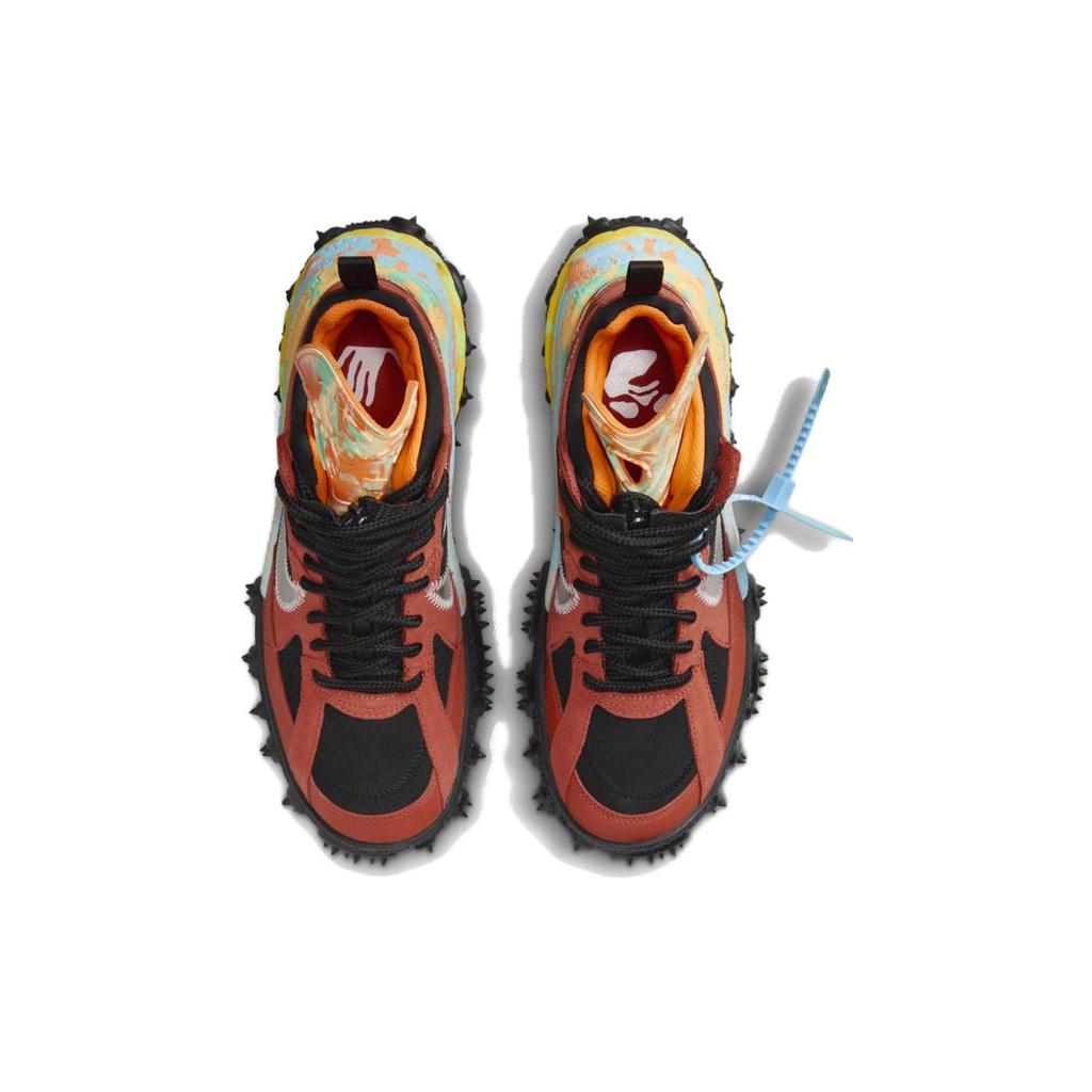 Off-White x Nike Air Terra Forma Mantra Orange Унисекс Кроссовки Черные Прозрачные DQ1615-800