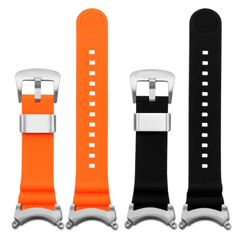 Новый резиновый ремешок для часов Citizen BJ8050 BJ8050-08E, нержавеющая сталь, ушки, маленький/маленький монстр, модифицированный силиконовый ремешок для часов