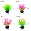Artificial Aquarium Decorative Pvc Aquatic Plants Simulation Water Weeds Ornament Fish Tank Grass Flower Decoration Accessories