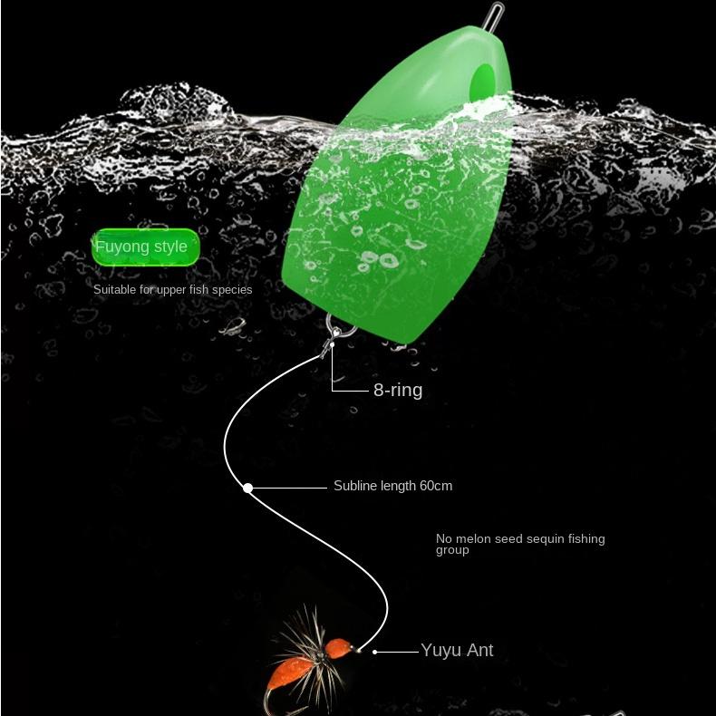 Рыбалка на открытом воздухе, муравьиный крючок, дорожная биомиметическая приманка, 8 шт.