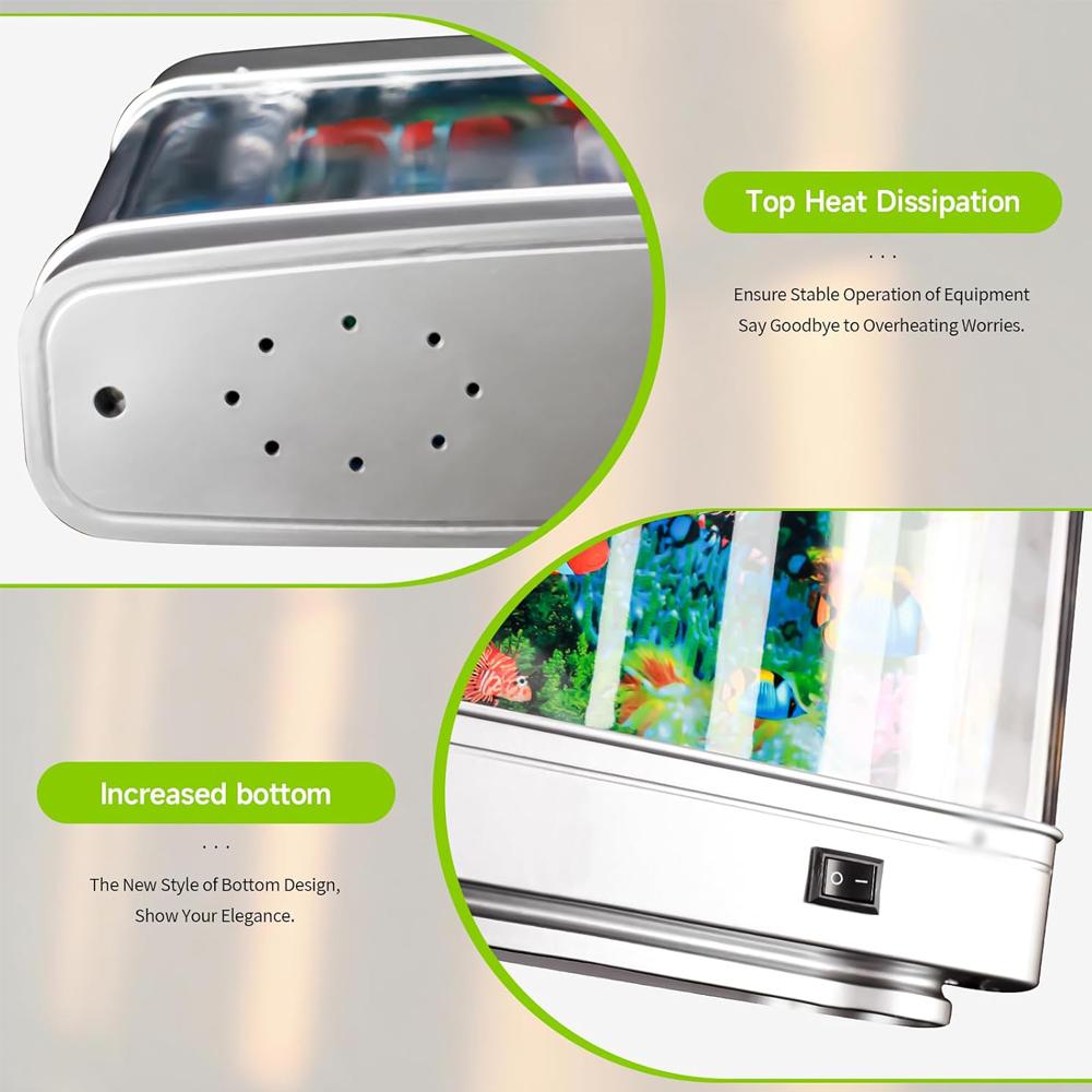 Искусственные лампы для тропического аквариума, декор для аквариума, виртуальный океан в движении, ночник для детей, подарок на Хэллоуин, Рождество, игрушка