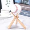 Wooden Baseball Holder Mini Baseball Bat Display Stand Golf Tennis Ball Support Bracket Softball Baseball Accessories