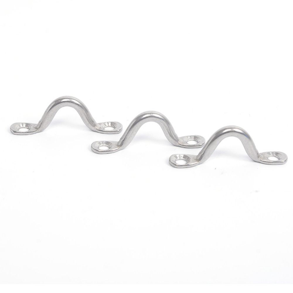 Straps Saddle U Shape Pad Eye Plate Boat Marine Tie Down Door Handle Boat Handle Canopy Fender Hook