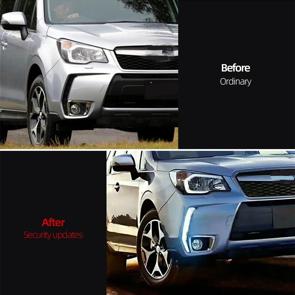 2 шт. ДХО Лампа указателя поворота Противотуманная фара Подходит для Subaru Forester 2013-2018