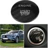Car Engine Start Button Cover, Carbon Fiber Push to Start Button Cover for Mercedes Benz A B C GLC GLA CLA ML GL Class W176 W246 W205 X253 X156