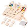 Детские математические игрушки в приходе Монтессори, клипсы для подсчета чисел, игра для дошкольного обучения, обучающие деревянные игрушки