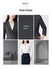 2025 Women's White Suit Set: Spring/Autumn Salon Reception Workwear Blazer