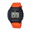 STANDARD DIGITAL Casio Standard Digital W-218H-4B2 Watch Men's Women's Cheap Casio Cheap Price Black Black Orange