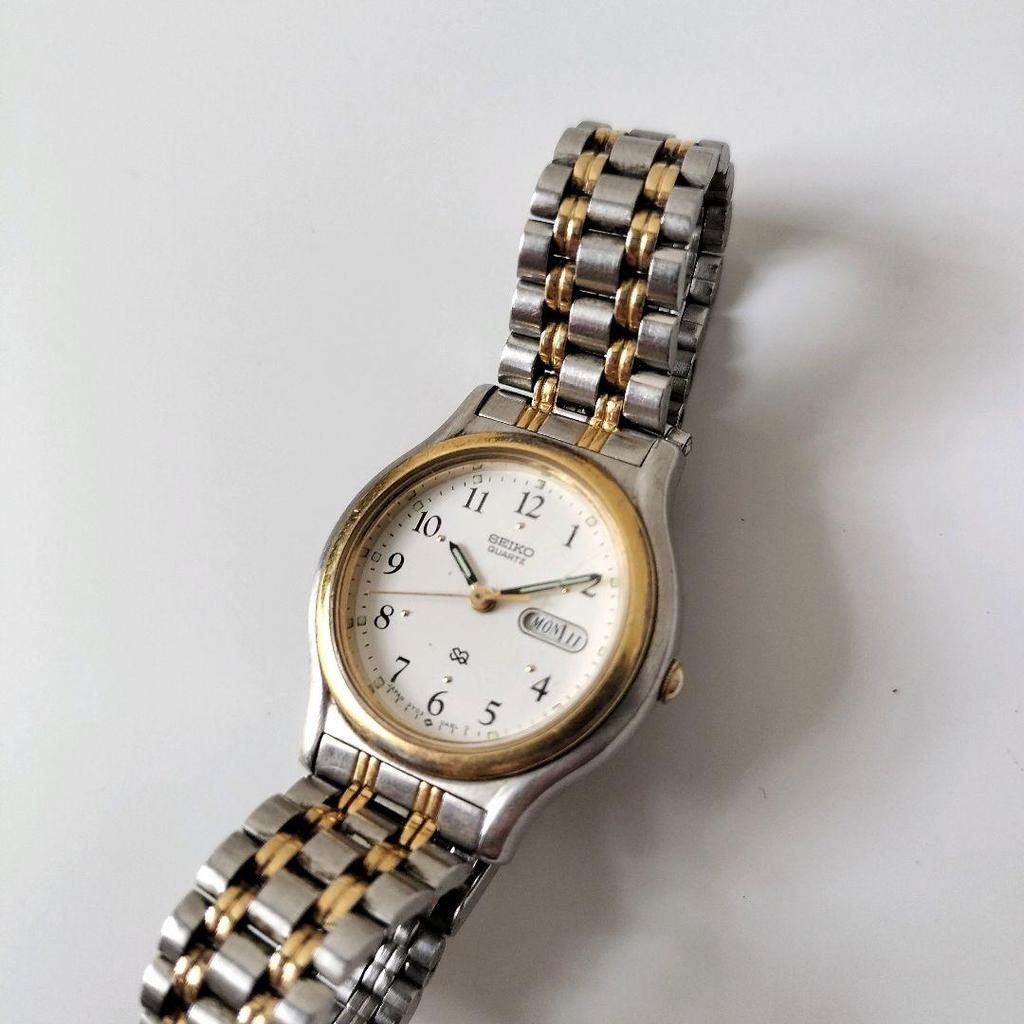 [USED] SEIKO Quartz Watch Silver/Gold