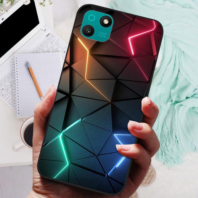 Мягкий чехол для телефона Wiko T10 4G Чехол T3 Funda ТПУ Космический Мраморный Черный Силиконовый Coque для Wiko T 10 WikoT3 Ударопрочный Мультяшный
