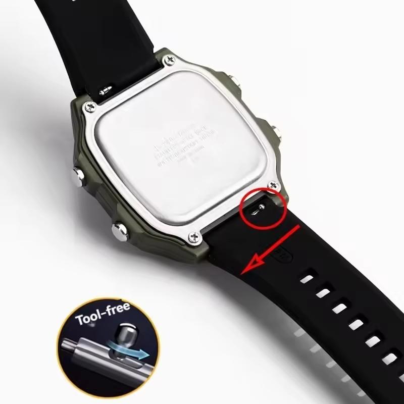 Силиконовые Ремешки Для Часов Casio G-SHOCK 3299 AE1200 AE-1200 AE1300 SGW400 SGW-300 A158W A159W Спортивный Водонепроницаемый Ремешок 18мм