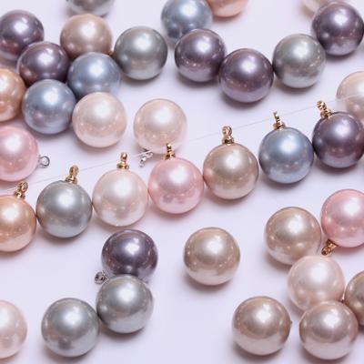 12 мм 5 шт. имитация цветного круглого жемчуга, бусины ручной работы, материалы для изготовления аксессуаров, браслеты «сделай сам», серьги, ожерелье, ювелирные аксессуары