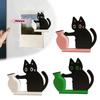 M-Черный Кот Толкающий Вазу Декор Коллекция Усов Кошки и Мемориальная Шкатулка Магнит на Холодильник Декор для Дома и Офиса Идеальный Подарок для Любителей Кошек