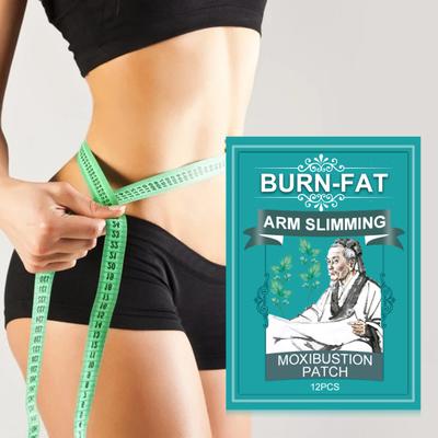 Наклейка на жир, традиционный эргономичный вырез, экстракты трав, сжигание жира на руках, пластырь для похудения для повседневной жизни