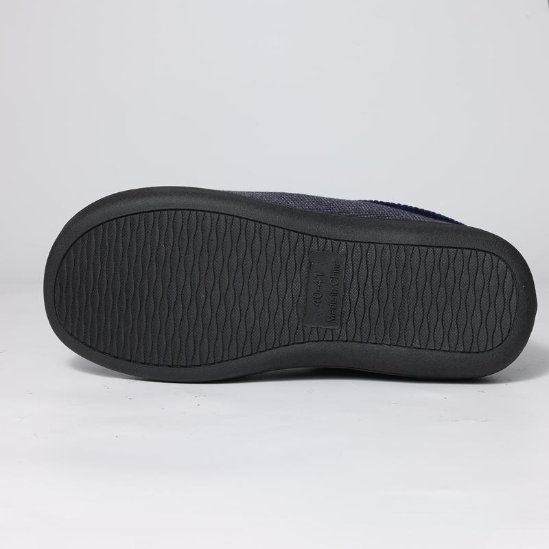 Goosecret Хлопковые тапочки для мужчин Мягкая подошва Удобные С эффектом памяти Нескользящие Тапочки Для дома с плюшевой подкладкой Машинная стирка