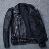 Chinese Size Natural Tanned Sheepskin Leather Jacket Soft Men Genuine Leather Coat Spring Autumn Clothing Biker Coat