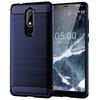 Soft Phone Cover Full Protection for Nokia 5.1 Carbon Fiber Matte Case For Nokia5.1 Silicone Cases Coque Fundas