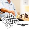 Портативная пластиковая международная складная доска для шашек, шахматная игра для вечеринок, семейных мероприятий