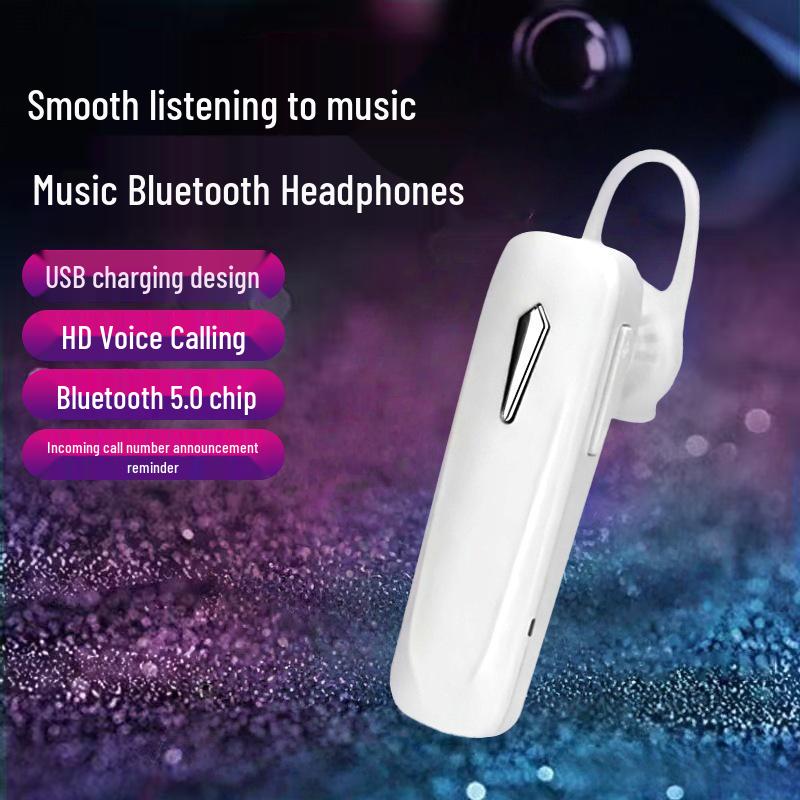 Беспроводная Bluetooth-гарнитура M163 для спорта, одноухая, с низкой задержкой и HD-звонками.