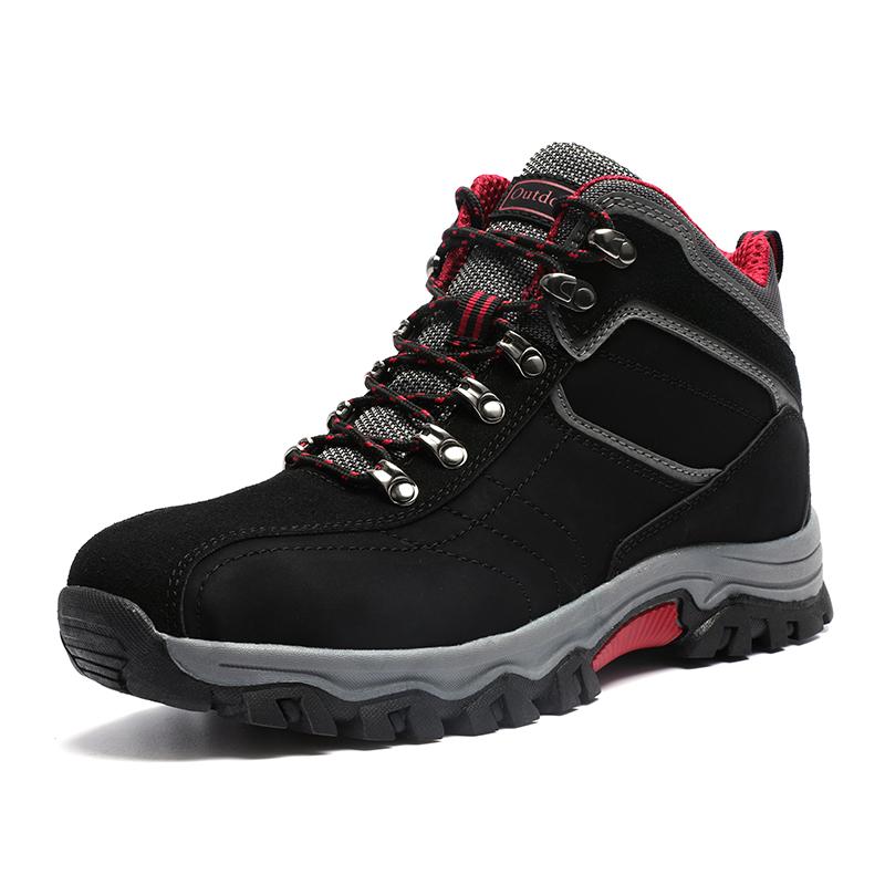 Plus Size 39-47 Autumn Men's High-top Hiking Boots Ankle Anti-Skidding Outdoor Boots Men Footwear