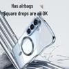 Прозрачный защитный чехол Samsung S26 Ultra/Plus с узором из магнитных волн