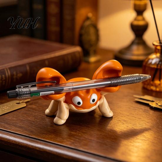 Desktop Storage for Glasses Cute Crab Pen Holder, Resin Cartoon Desk Organizer, Funny Holder Stand Pencil Fun Decor Office, Home Accessories Students