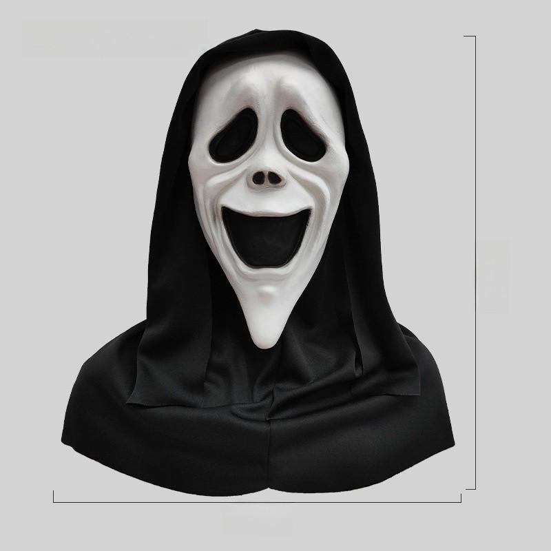 Creepy Scream Face Mask Collection Halloween Costume Latex Scary Props For Parties