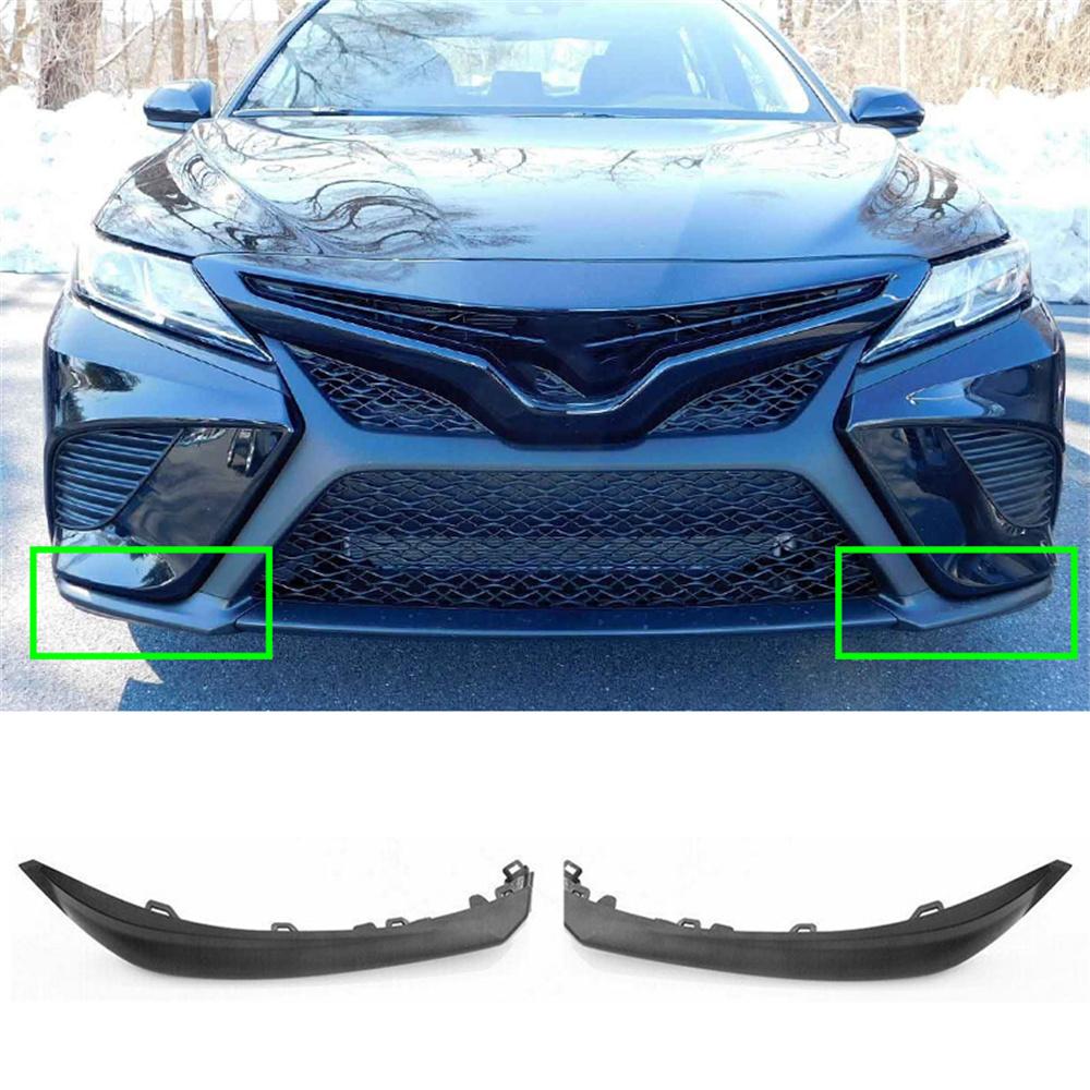 2Pcs Front Bumper Trim Left &Right For TOYOTA Camry SE XSE 2018-2020