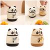 Cute Panda Toothpick Holder Container Automatic Toothpick Dispenser Press Type Toothpick Box for Homes Bar Party